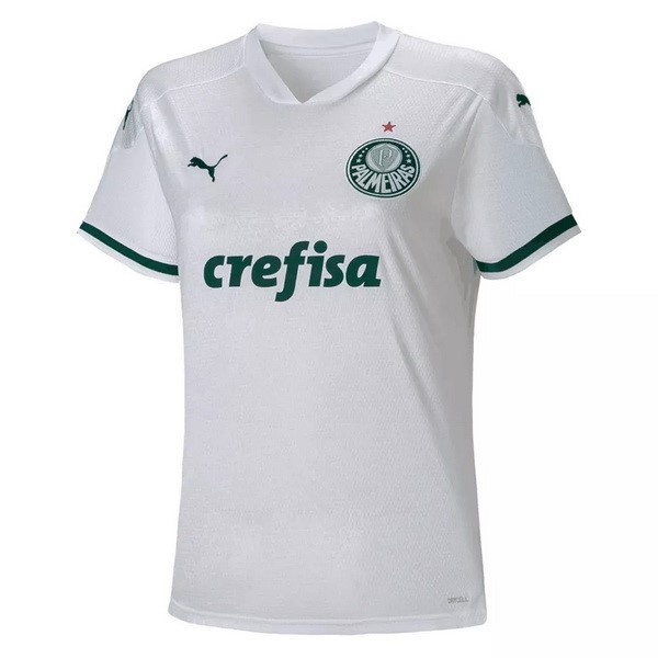 Camiseta Palmeiras Replica Segunda Ropa Mujer 2020/21 Blanco